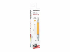 Bombilla LED R7s 118mm 8W 1000lm en cristal ø16mm 3000k^ Clearance