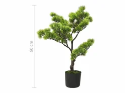 Bonsái de pino artificial con maceta 60 cm^ Best