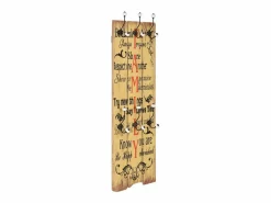 Borghild Perchero de pared FAMILY con 6 ganchos 120x40 cm^Garden Furniture Outlet