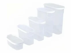 7H SEVEN HOUSE Comida Para Animales De Compañía|Bote con Tapa Dispensadora 0.6L 20x9.5x6cm 7house
