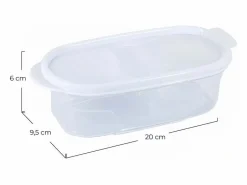 7H SEVEN HOUSE Comida Para Animales De Compañía|Bote con Tapa Dispensadora 0.6L 20x9.5x6cm 7house