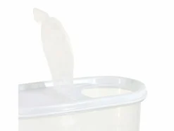 7H SEVEN HOUSE Bote con Tapa Dispensadora 2.4L 24.5x9.5x17.5cm 7house Blanco Discount