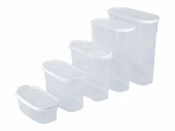 7H SEVEN HOUSE Comida Para Animales De Compañía|Bote con Tapa Dispensadora 4L 25.5x10.5x26.5cm 7house