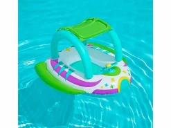 Bote espacial hinchable infantil Bestway con volante +3A azul 107x122 cm Transparente Online
