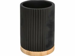 Five Bote y escobilla wc a rayas Negro Outlet