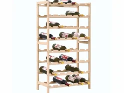 Botellero|Accesorios Para Vino Y Bar|Botellero de madera de cedro 57,5x28x102 cm ES490964