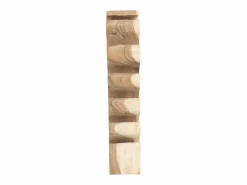 OZAIA Botellero de madera de suar - 2 botellas - Ancho 28 x Alt. 100 cm - Natural - GUIMARAS Color natural claro Discount