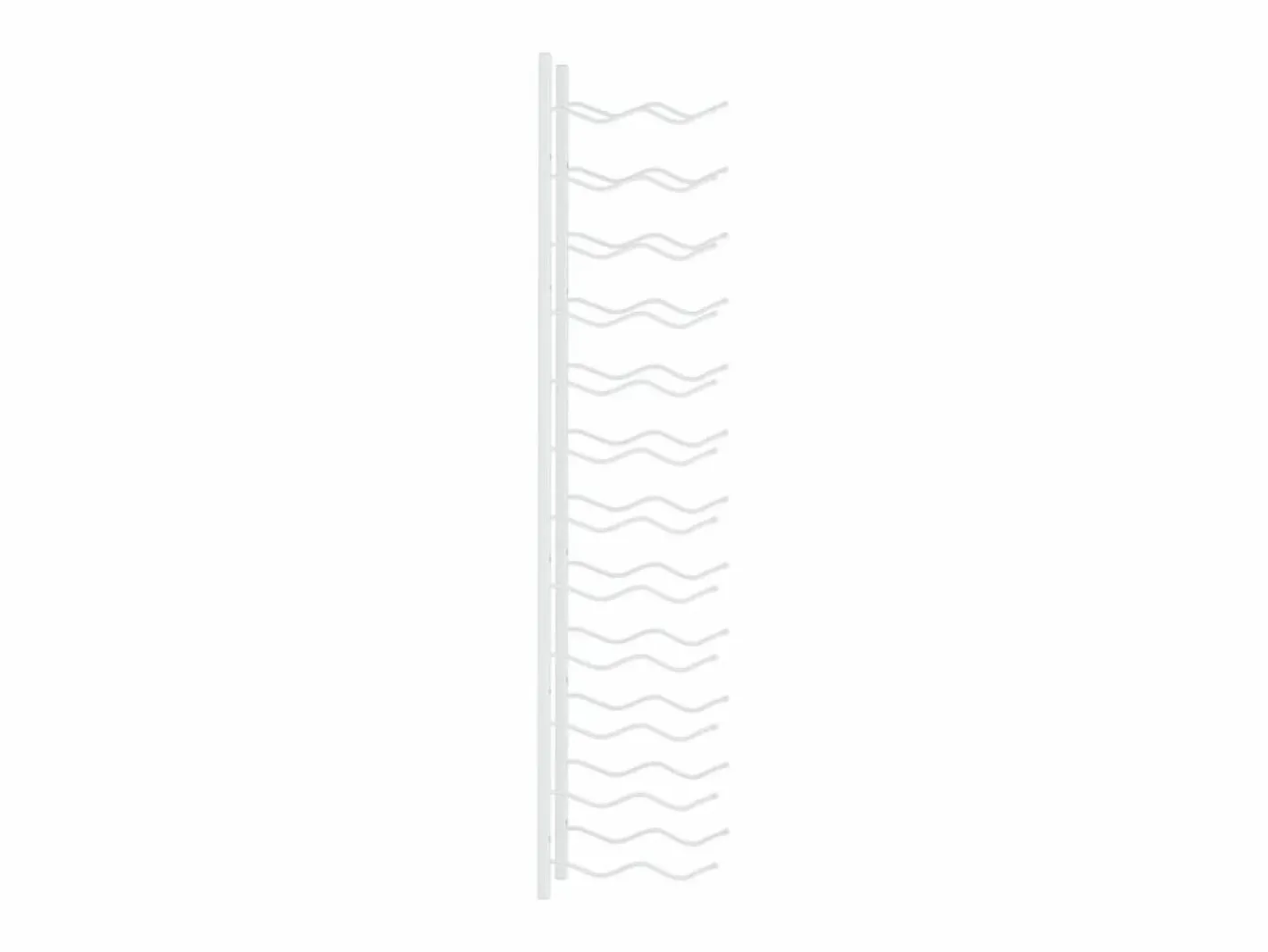 Botellero de pared para 24 botellas hierro ES960560 Blanco Hot