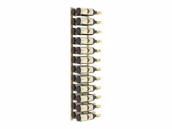 Botellero de pared para 24 botellas hierro ES820790 Dorado Online