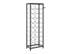 Botellero para 27 botellas hierro forjado 34x18x100 cm ES642584 Negro Online