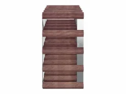 Botellero|Accesorios Para Vino Y Bar|Botellero para 20 botellas madera maciza de pino marrón ES817309