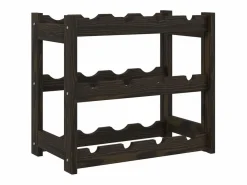 Botellero|Accesorios Para Vino Y Bar|Botellero para 12 botellas madera maciza de pino ES376466