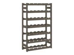 Botellero|Accesorios Para Vino Y Bar|Botellero para 42 botellas madera maciza de pino ES738938