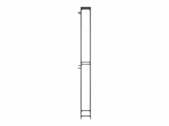 Botellero para 57 botellas hierro forjado 34x18x200 cm ES289766^ Online