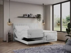 Boxspring completo - 2 x 80 x 200 cm - Terciopelo - - DONISI de^Palacio