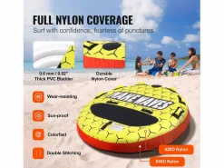 Boya Remolcada Inflable SucceBuy, para 1 a 3 Pasajeros, 231 kg, Tubo Remolcable para Barco^ Online