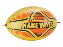 Boyera Traccionada con Pelota Auxiliar SucceBuy, para Barco Inflable Remolcable de PVC, para Navegación Recreativa Amarillo Sale