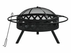 Brasero con atizador acero XXL 70 cm^vidaxl Clearance
