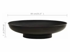Brasero de acero 80 cm^vidaxl Clearance