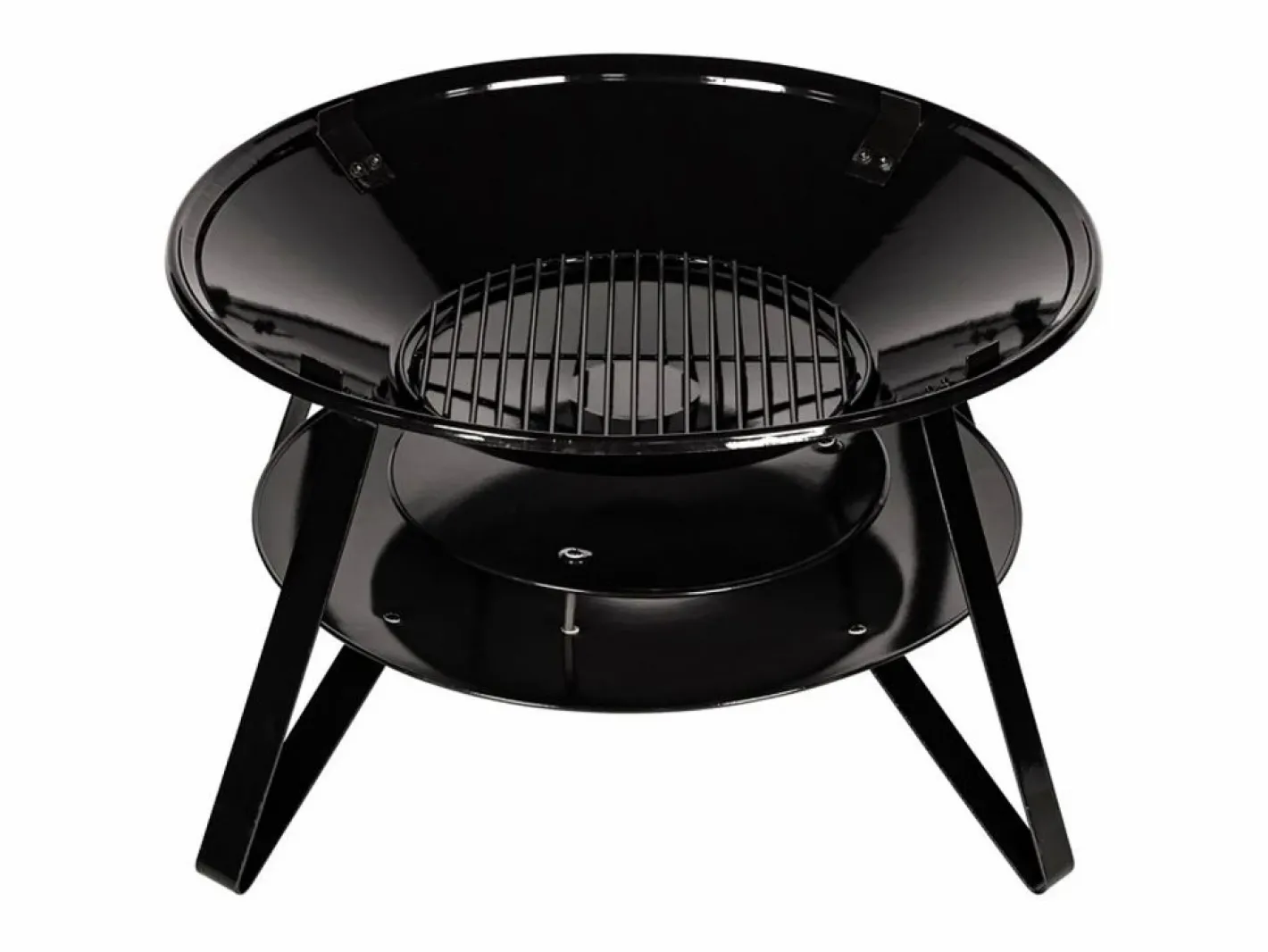 Somagic Brasero de acero 70cm - Negro Sale