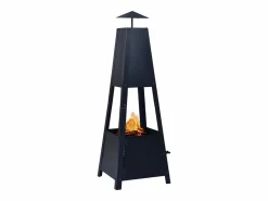 Brasero de acero 35x35x99 cm^vidaxl Clearance