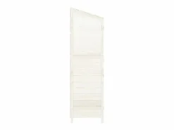 Garden Furniture Bristol Cobertizo de jardín madera maciza abeto 102x52x174,5cm Blanco Sale