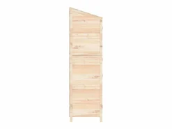 Garden Furniture Bristol Cobertizo de jardín madera maciza de abeto 55x52x174,5 cm Color natural claro Clearance