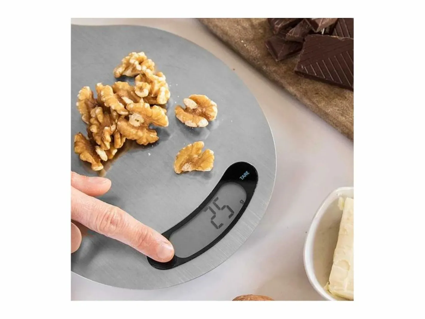 Materiales Y Utensilios De Cocina|Báscula de cocina Cecotec Cook Control 10400 Easyhang 1gr-8kg inox