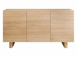 Vente-unique Aparador|Buffet con 3 puertas de MDF - Color: Natural - LUDIMA