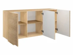 Vente-unique Aparador|Buffet con 3 puertas de MDF - Color: Natural - LUDIMA