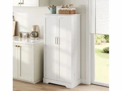 Buffet de cocina 60×35×128 cm - con sensor de luz LED - con 2 puertas - con estantes -^ModernLuxe Outlet