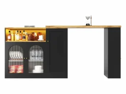 Buffet、Mueble de barra corrediza de MDF - Con LED y gamas varias -^ModernLuxe Hot