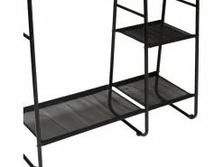 Burro de Ropa 1 Barra 4 Estantes Metal 150x102 cm^5five Outlet