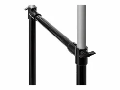5five Burro perchero 2 barras extensibles con ruedas 110x80x43 cm Negro Outlet