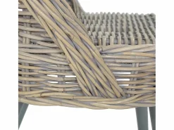 Clicnbuy Butaca de ratán kubu Gris Best