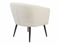 ADEC Butaca Melrose respaldo circular blanco 70x66x64 cm Color natural claro Clearance