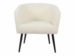 ADEC Butaca Melrose respaldo circular blanco 70x66x64 cm Color natural claro Clearance
