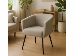 ADEC Sillón|Butaca Melrose respaldo circular 70x66x64 cm
