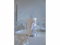 Butterfly - Portarrollos de papel de acero, para 3 rollos, diseño moderno, Fabricado en Italia^ Hot