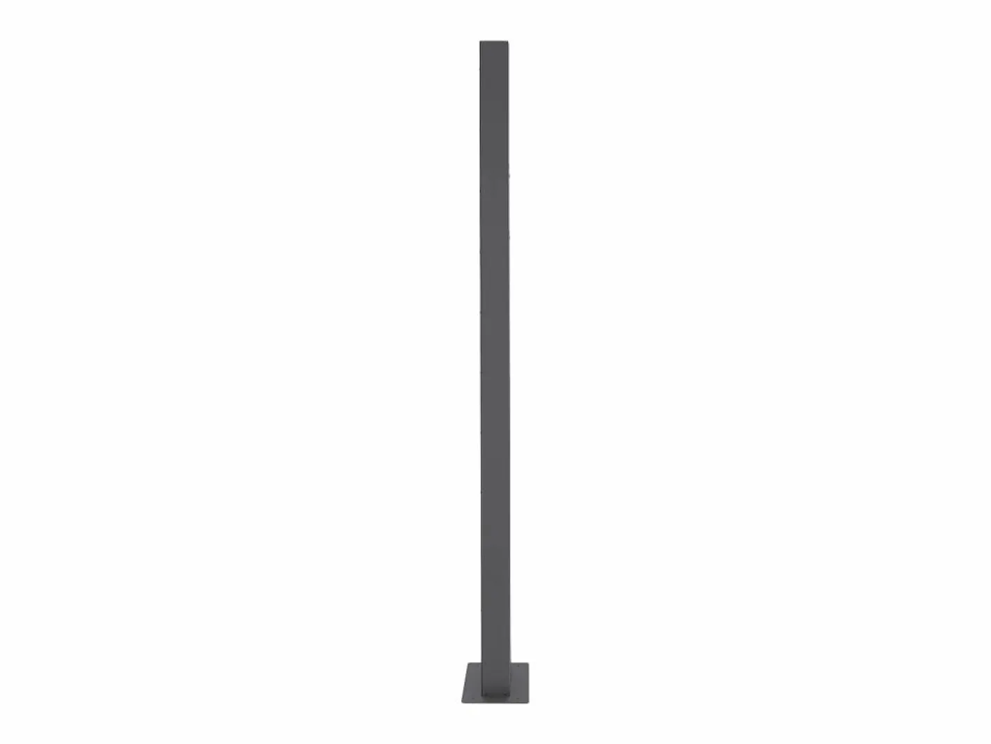 ML-DESIGN Buzón|Buzón correos en pie antracita casillero depósito periódico cartas soporte 170cm