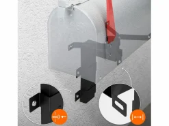 ML-DESIGN Buzón|Buzón de pared con diseño de estilo americano, buzón de correos de EE. UU.