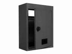 Buzón de Pared SucceBuy, Buzón de Acero Robusto con Cerradura de Combinación, 31.8 x 16 x 43 cm, – Seguro y Elegante Negro Best