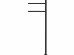 ML-DESIGN Buzón de pie con compartimento para periódicos antracita diseño de madera Gris antracita Discount