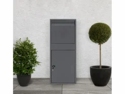 Buzón para paquetes antracita acero galvanizado compartimento solapa paquetería^ML-DESIGN Sale