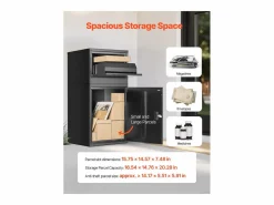 Buzón SucceBuy Buzón de Entrega para Exteriores con Cerradura para Entregas Seguras, 99 cm^ Clearance