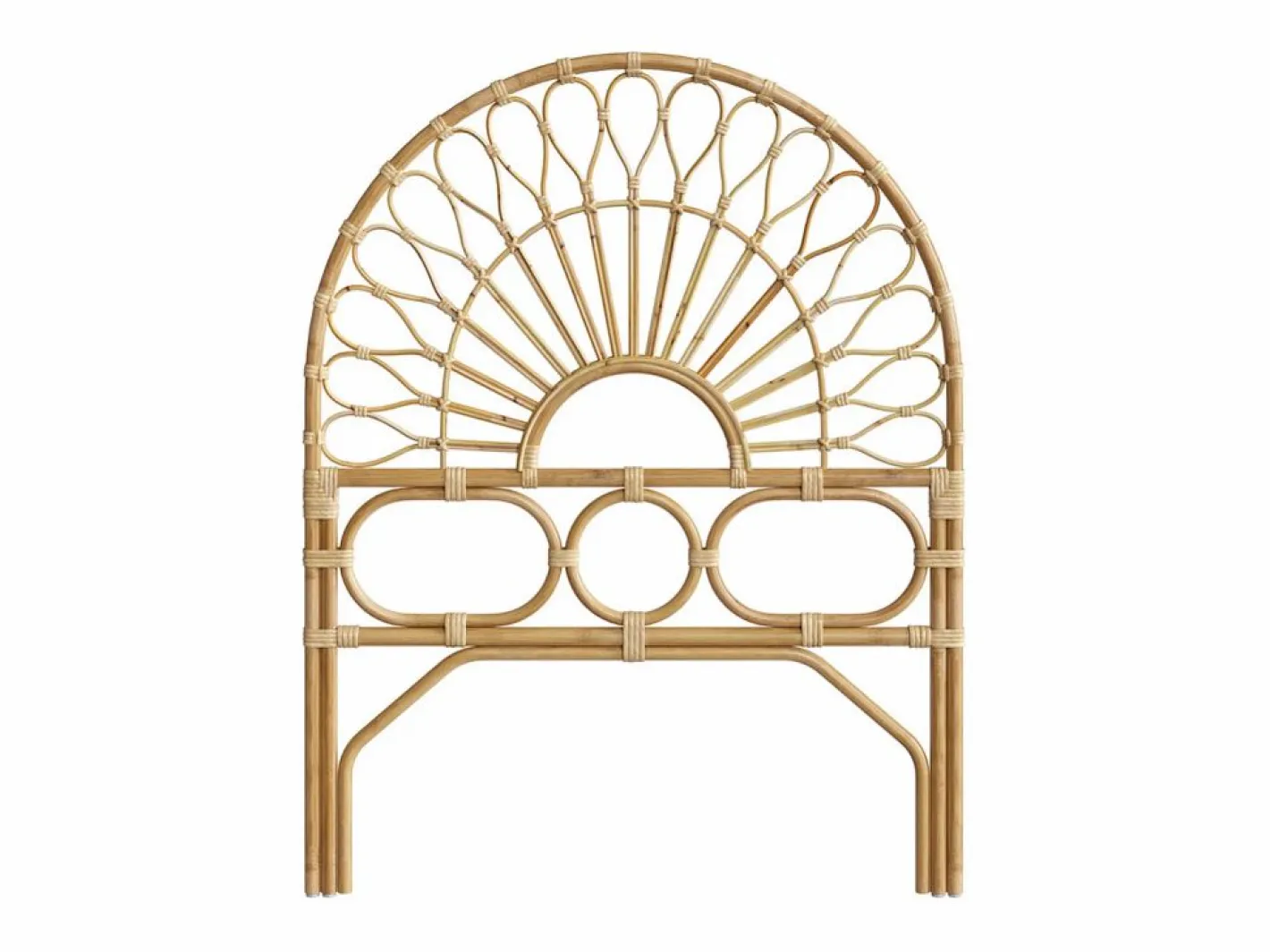 Rendez-Vous Déco Cabecera de 90 cm en ratán natural - Bahia Marru00f3n Best
