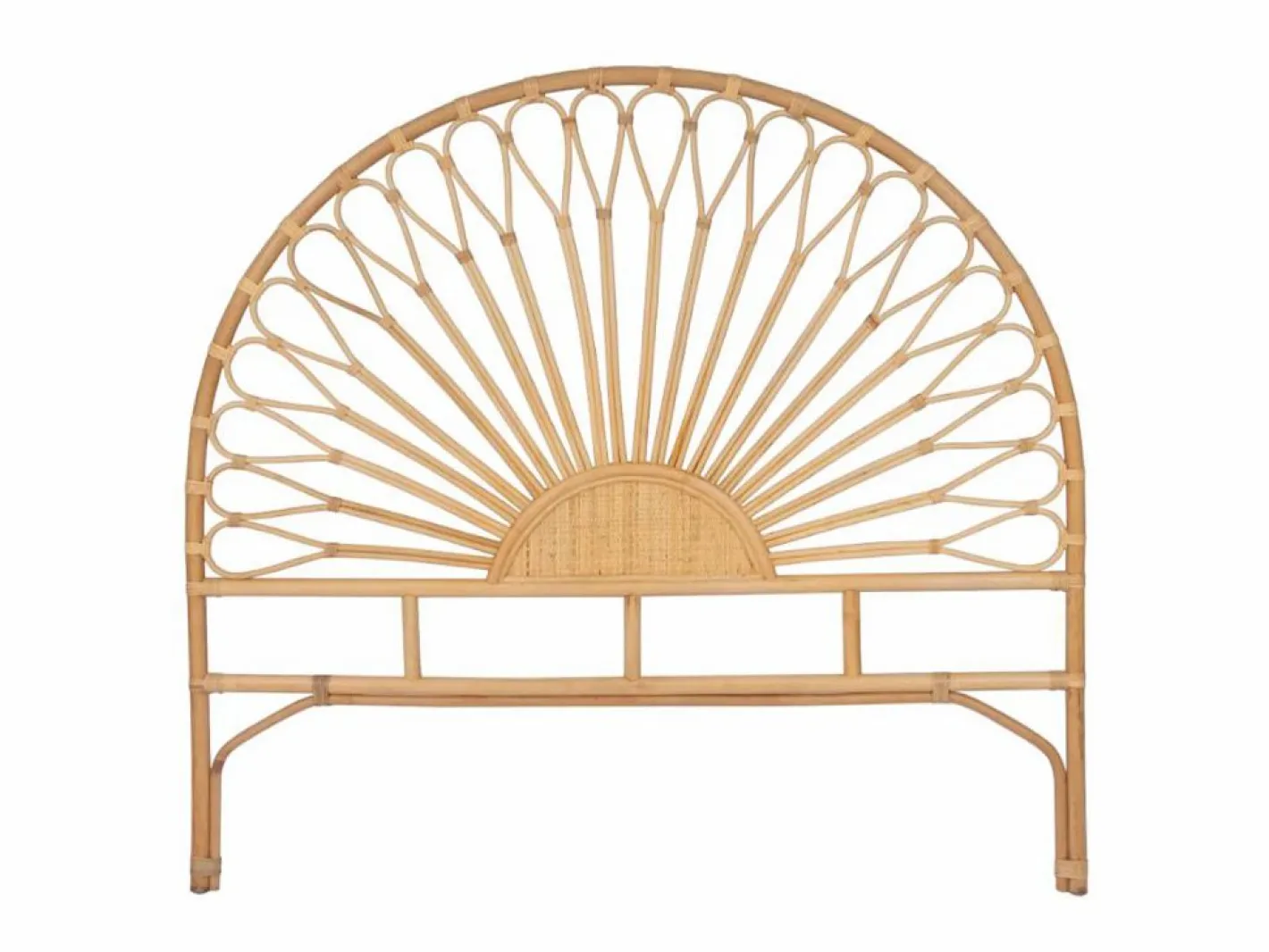 Cabecero 140 cm de ratán color natural - SOLIA^Vente-unique New