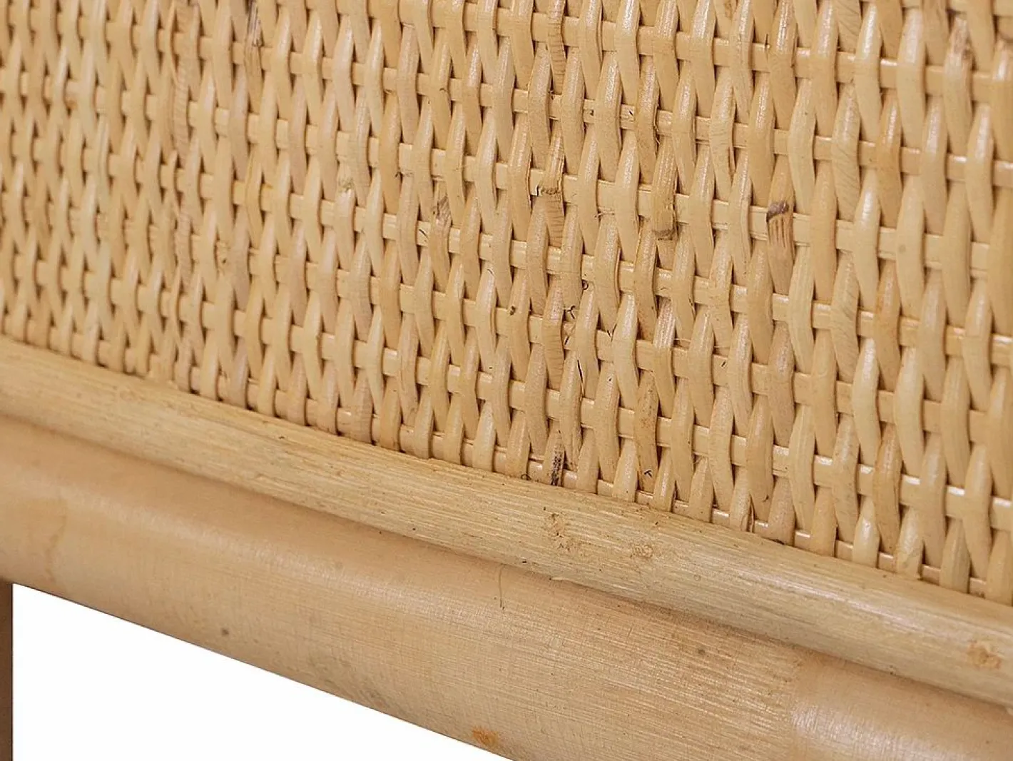 Cabecero 140 cm de ratán color natural - SOLIA^Vente-unique New