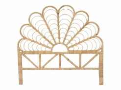 Vente-unique Cabecero Y Puente De Cama|Cabecero 140 cm de ratán color natural FLOSIA