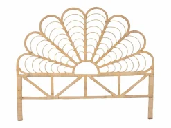 Vente-unique Cabecero Y Puente De Cama|Cabecero 160 cm de ratán color natural FLOSIA